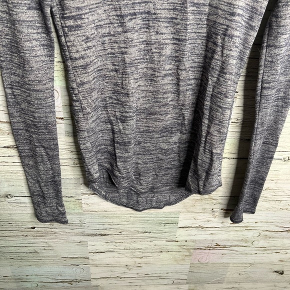 Aritzia WILFRED FREE Diapason purple gray long sleeve pullover top shirt xs - Picture 4 of 10